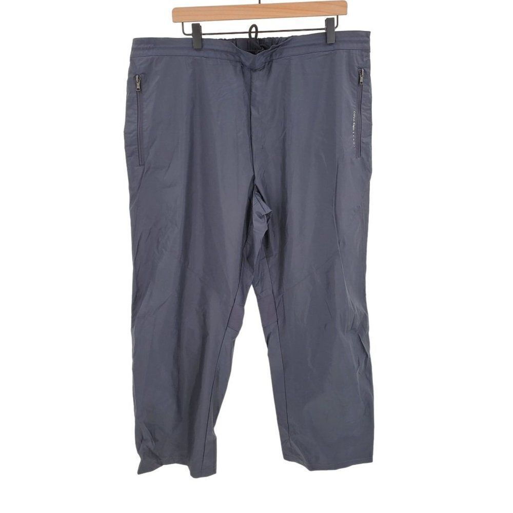 Calvin Klein Sport Mens Rain Pant Nylon Dark Blue Size XXL